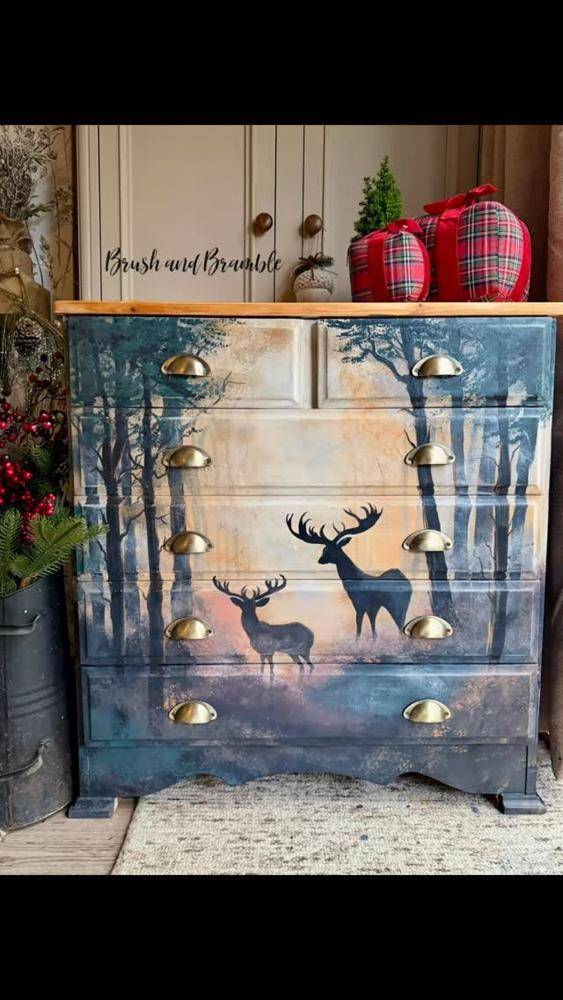 Enchanted Forest Deer Dresser Makeover