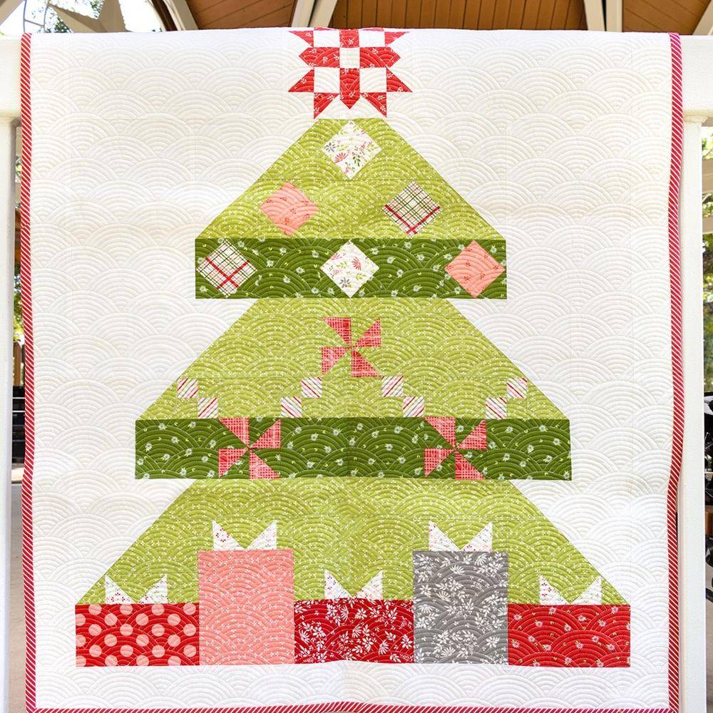 Festive Christmas Tree Quilt Project