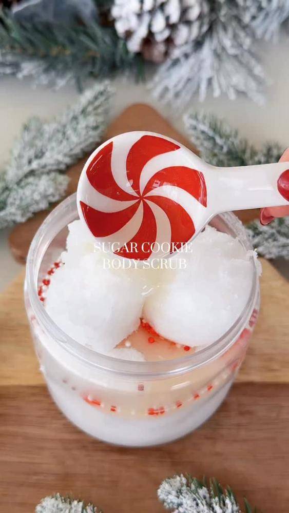 Festive Sugar Cookie Body Scrub Craft