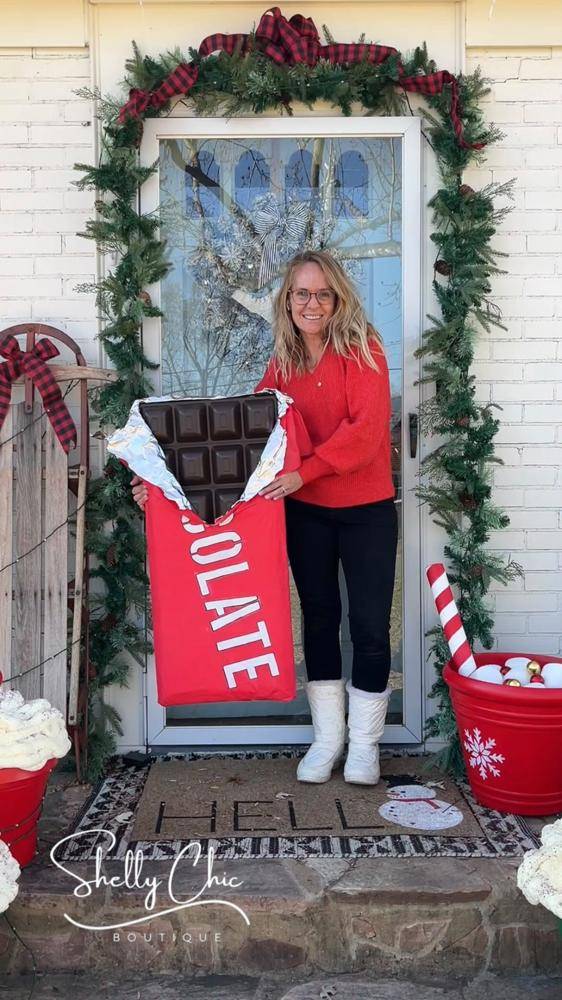 Giant Chocolate Bar Decor Craft