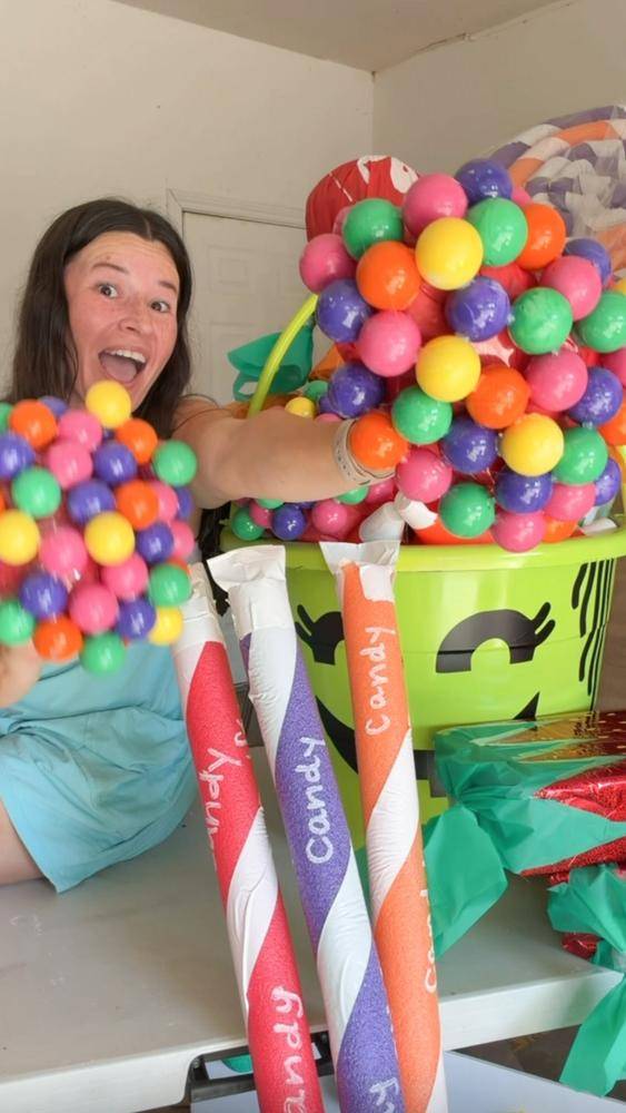Giant Gumball Machine Decor Craft