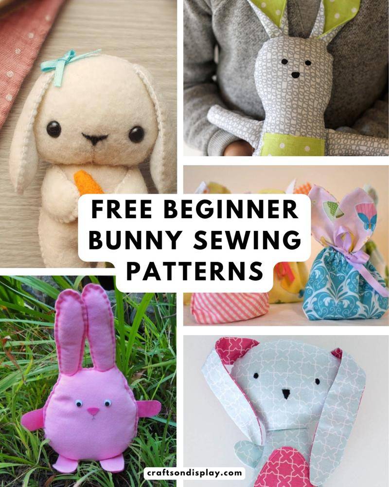 Hand-Sewn Stuffed Bunny Projects