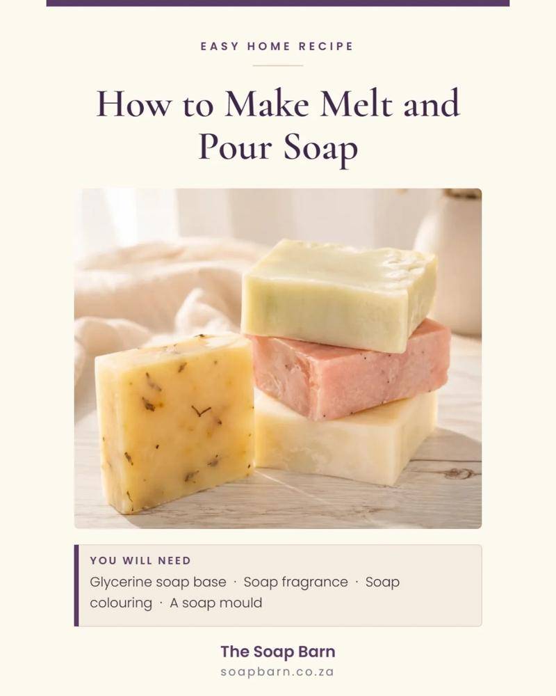 Handmade Melt and Pour Soap Bars