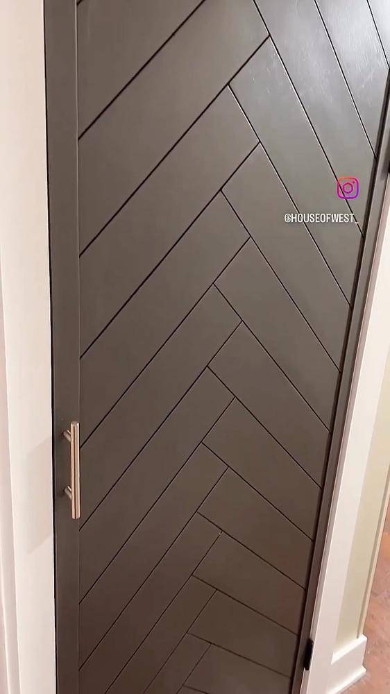 Herringbone Plank Door Panel Upgrade