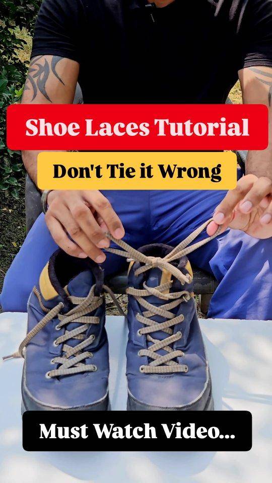 Innovative Shoe Lace Tying Tutorial