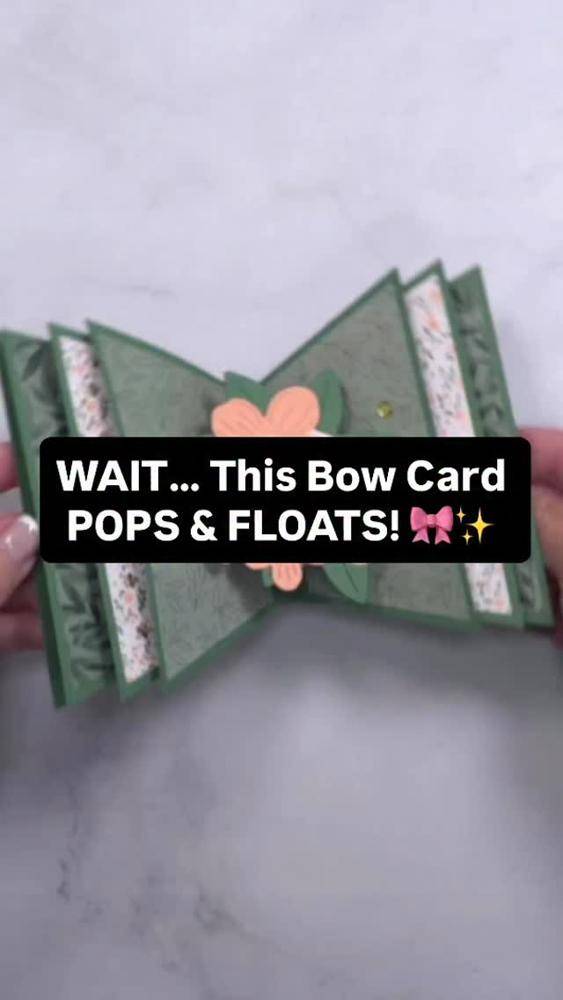 Interactive Bow Fold Card Tutorial