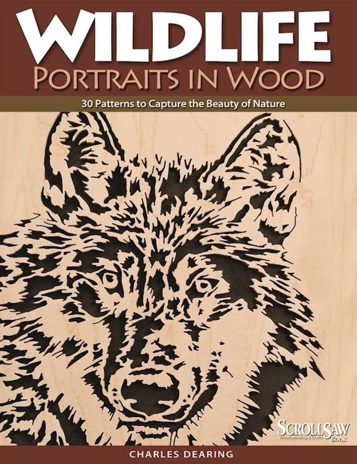 Intricate Wolf Portrait Scroll Saw Woodworking Project