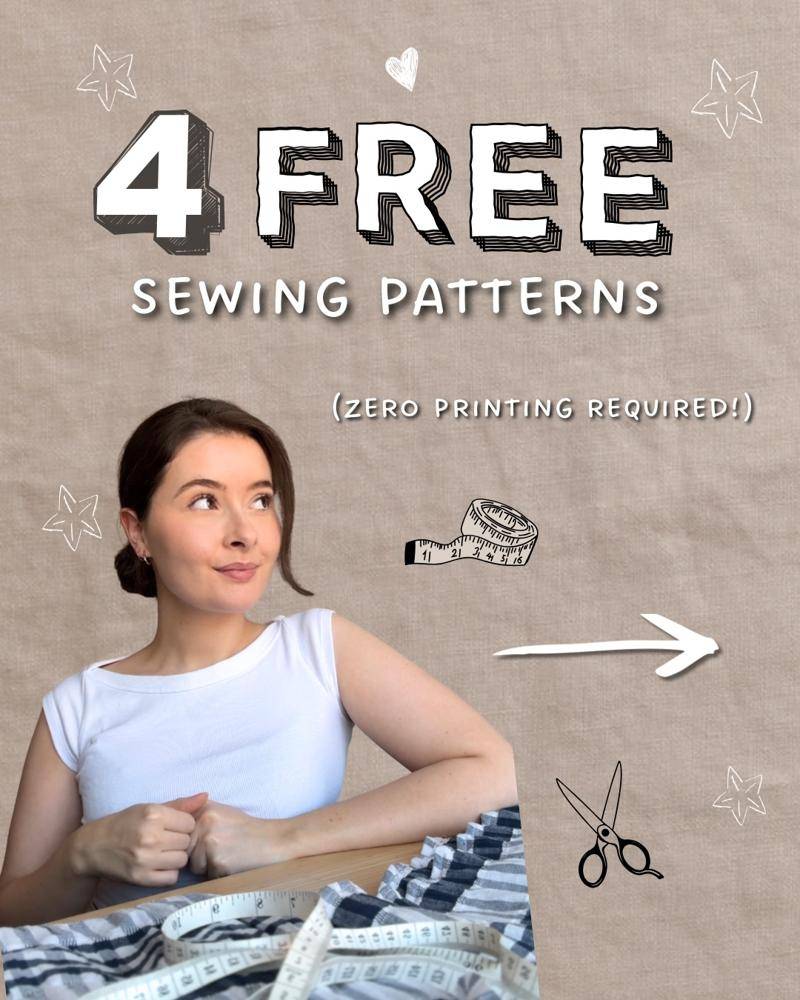 Learn to Sew: Simple Geometric Print Pouch