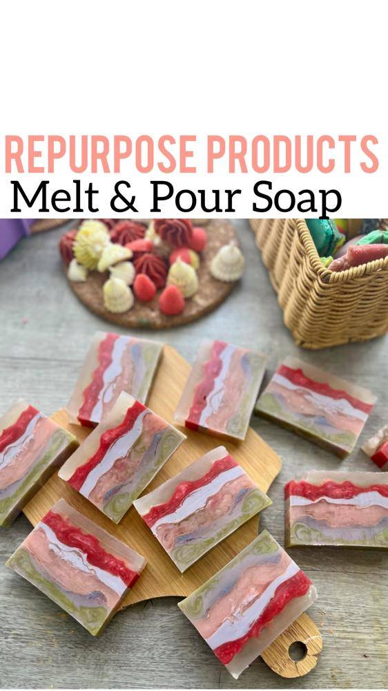 Marbled Melt & Pour Soap Bars