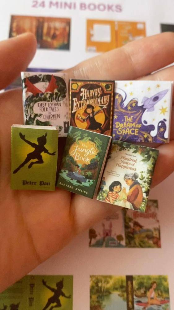 Miniature Book Cover Craft Project