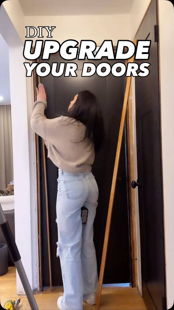 Modern MDF Panel Door Upgrade Project