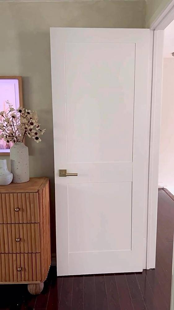 Modern Two-Panel Interior Door Update