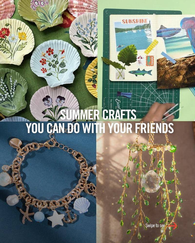 Ocean-Themed Charm Bracelet Craft