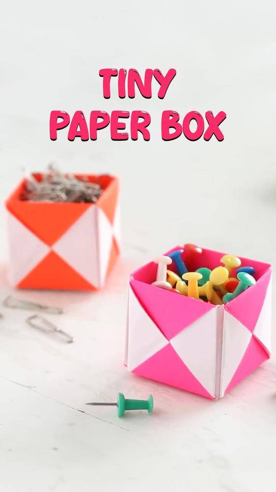 Origami Paper Box Craft