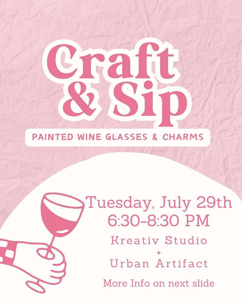 Painted Wine Glass Decor Project