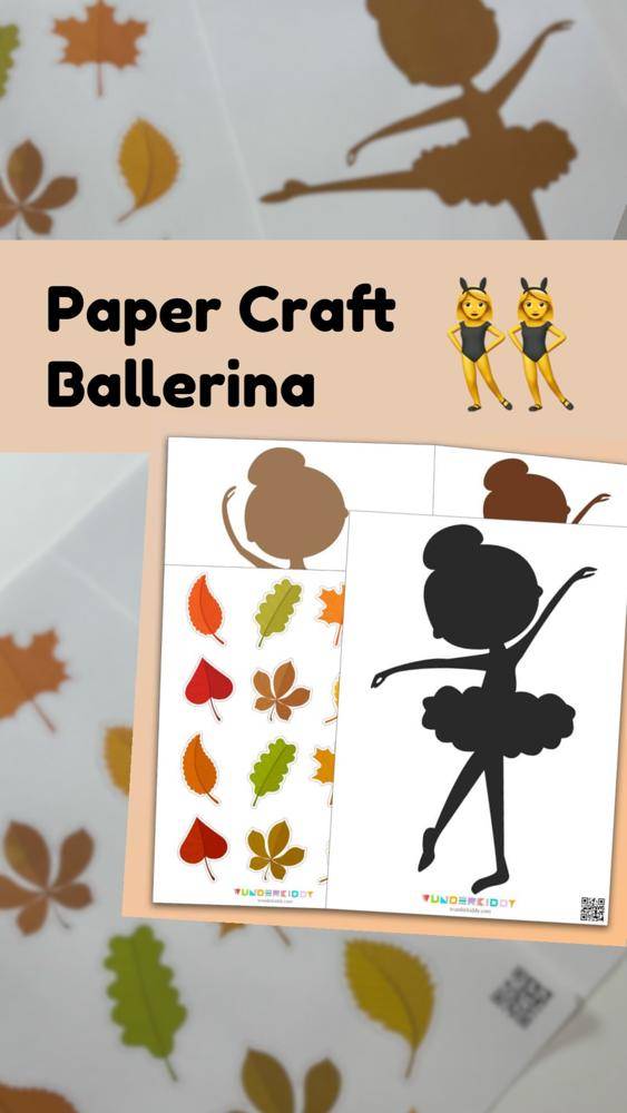 Paper Craft Ballerina Template