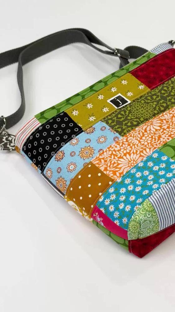Patchwork Fabric Crossbody Bag Project