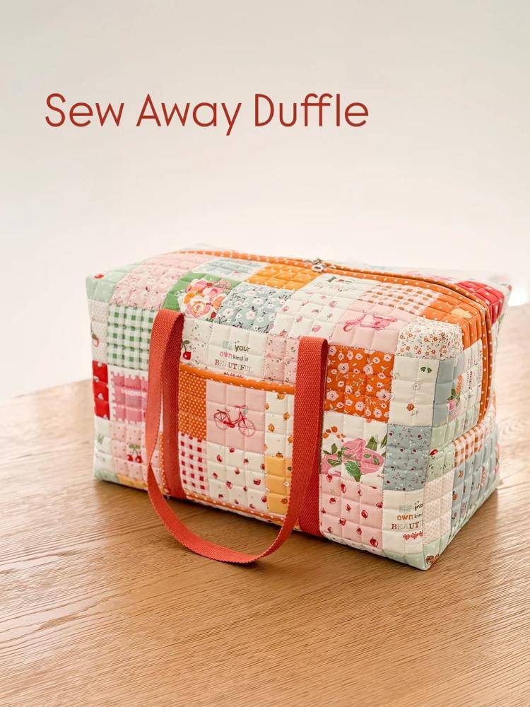 Patchwork Quilted Duffle Bag Project