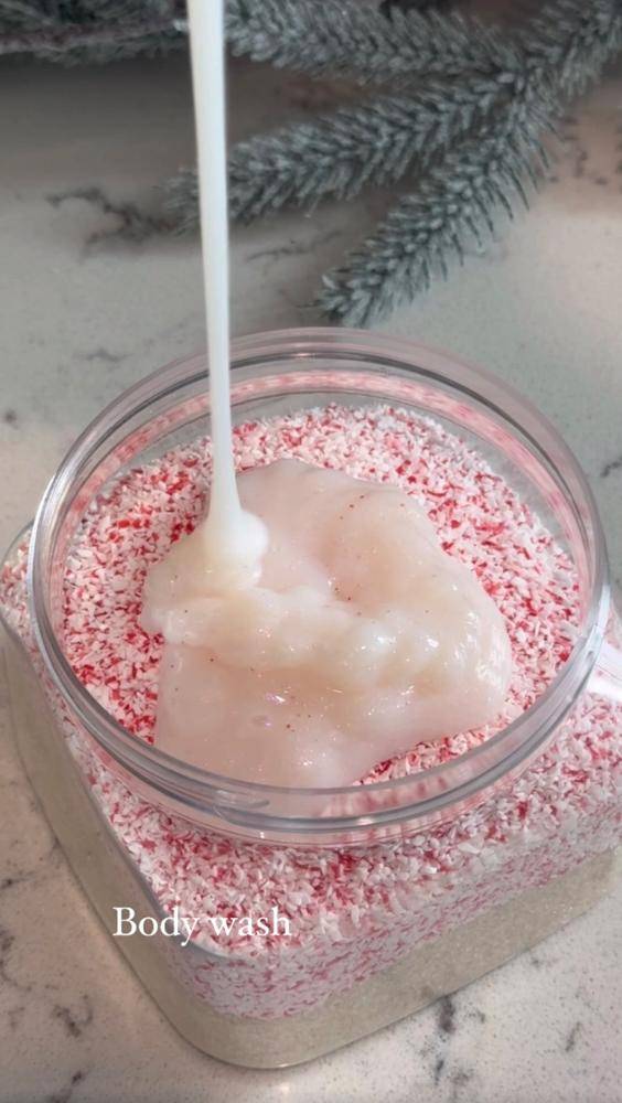 Peppermint Swirl Sugar Scrub Craft