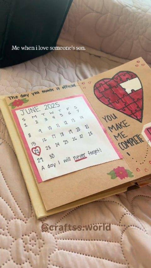 Personalized Anniversary Journal Spread