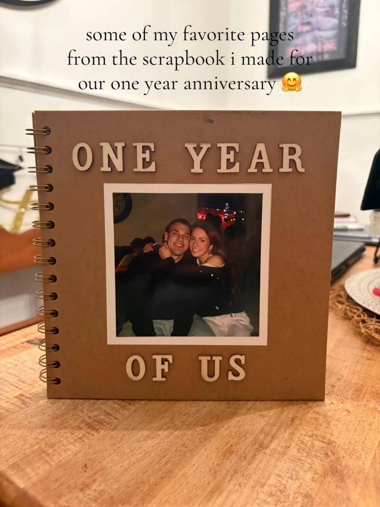 Personalized Anniversary Scrapbook Project
