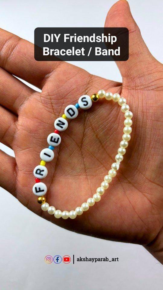 Personalized Beaded Friendship Bracelet Project
