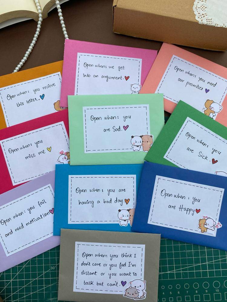Personalized "Open When" Letter Envelopes