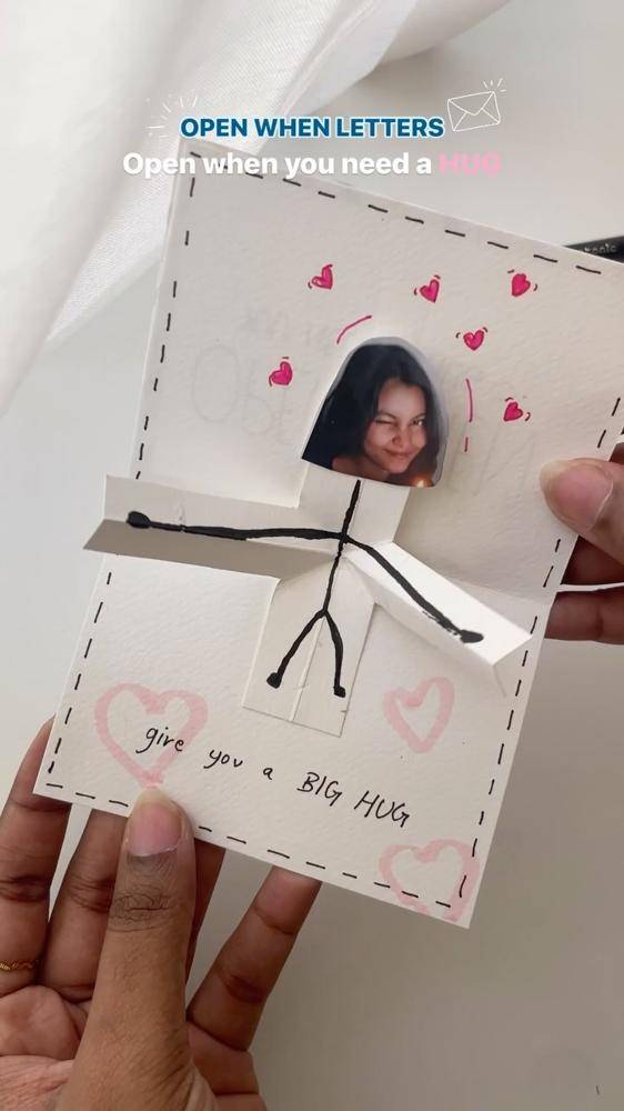 Pop-Up Hug Card Craft