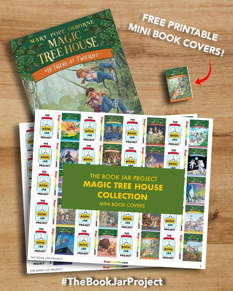 Printable Magic Tree House Mini Book Covers