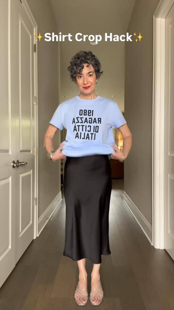 Quick Shirt Cropping Technique