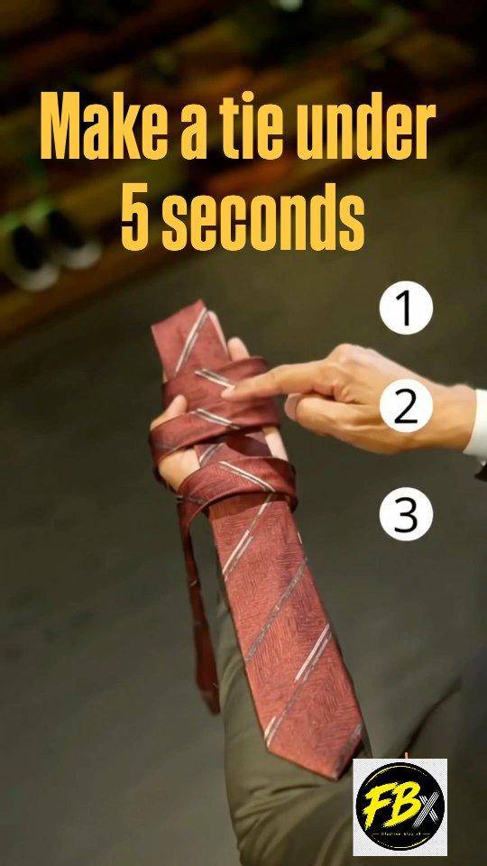 Quick Tie Tying Technique