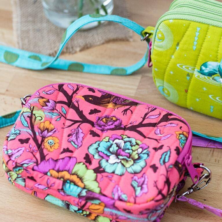 Quilted Fabric Crossbody Bags