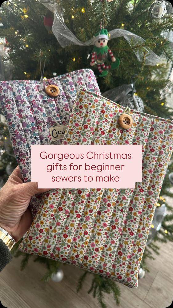 Quilted Floral Pouch Sewing Project