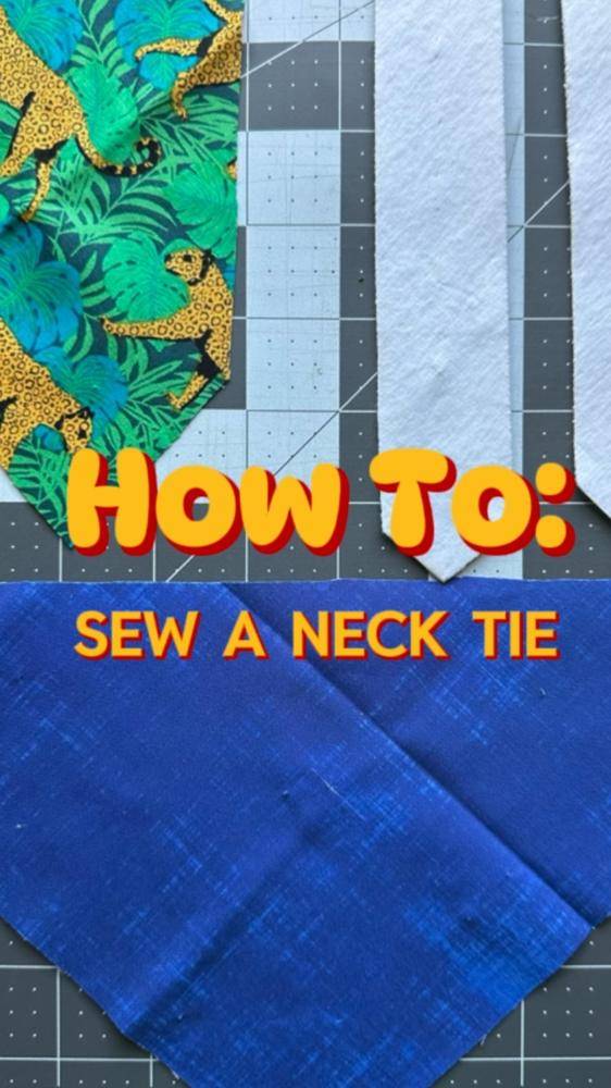 Sew a Statement Neck Tie Craft