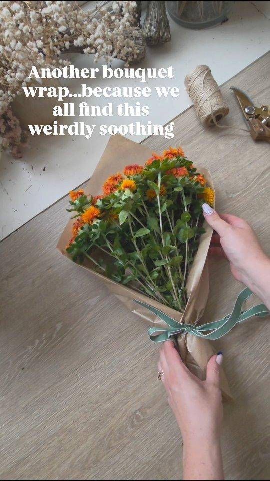 Simple Bouquet Wrapping Technique