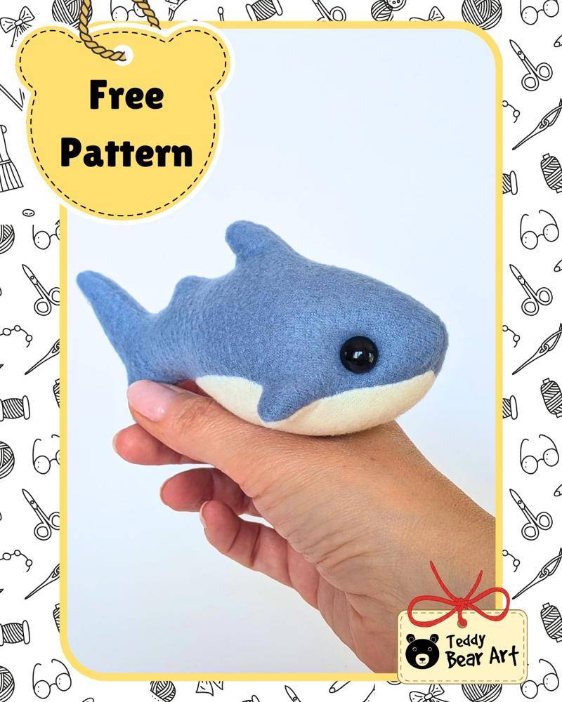 Simple Felt Stuffed Shark Craft