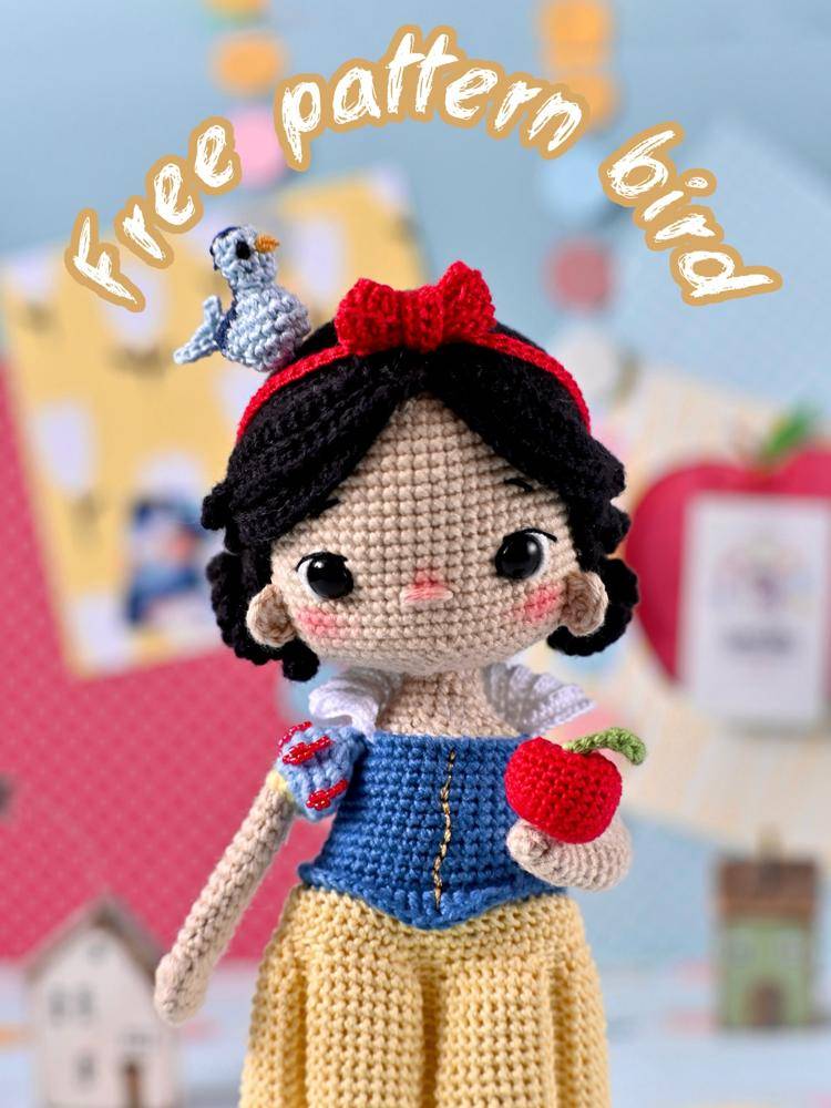 Snow White Amigurumi Doll Crochet Project