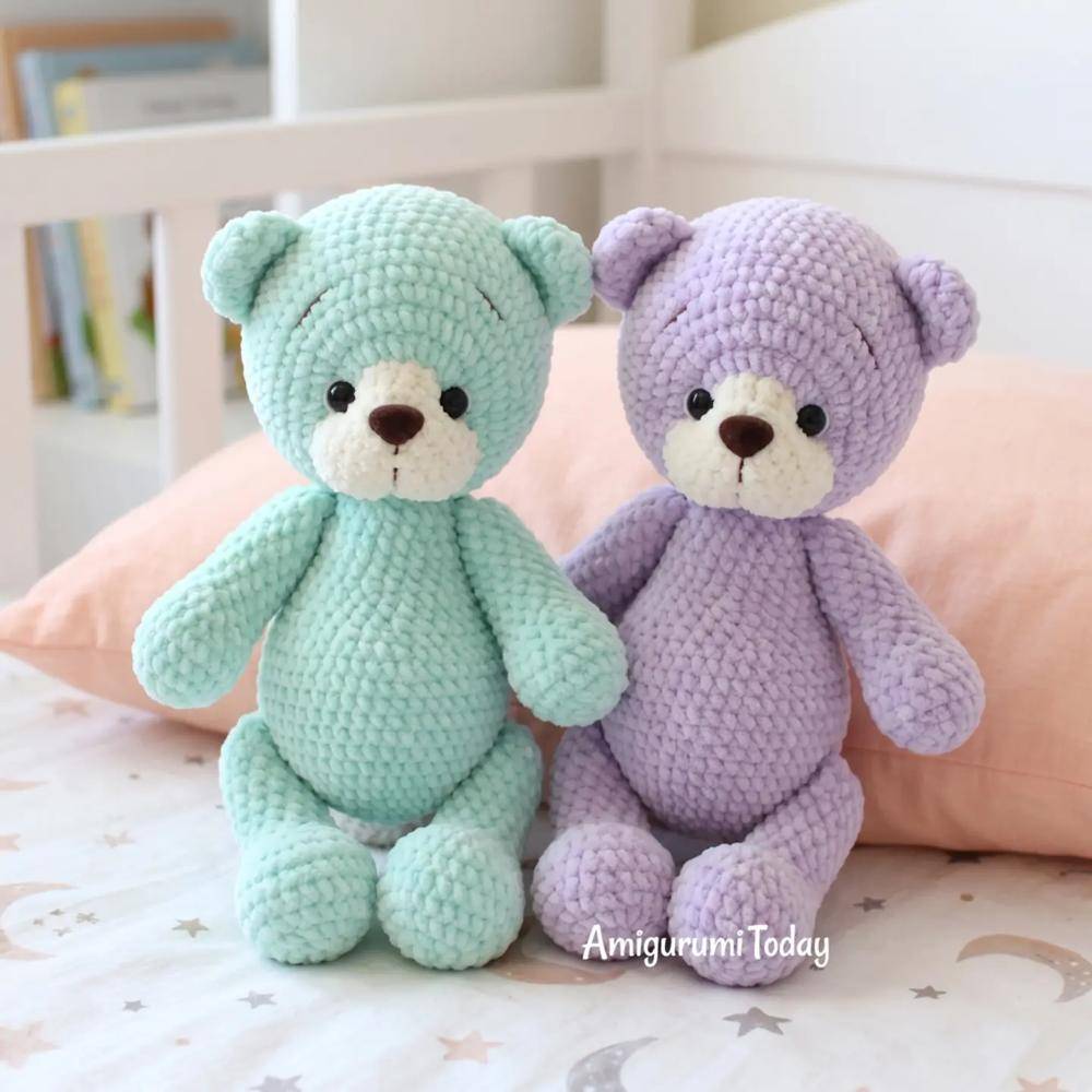Soft and Cuddly Crochet Teddy Bear Amigurumi