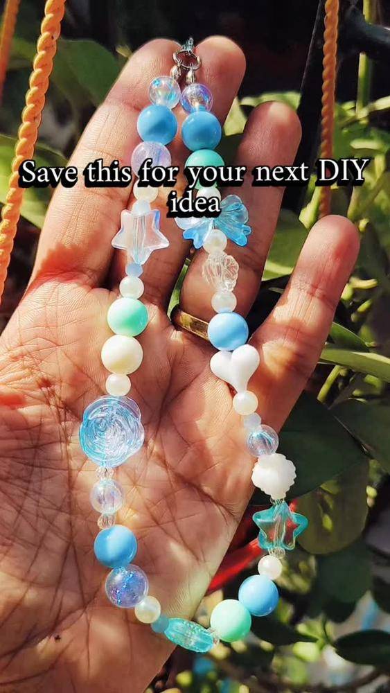 Sparkling Beaded Phone Charm Creation
