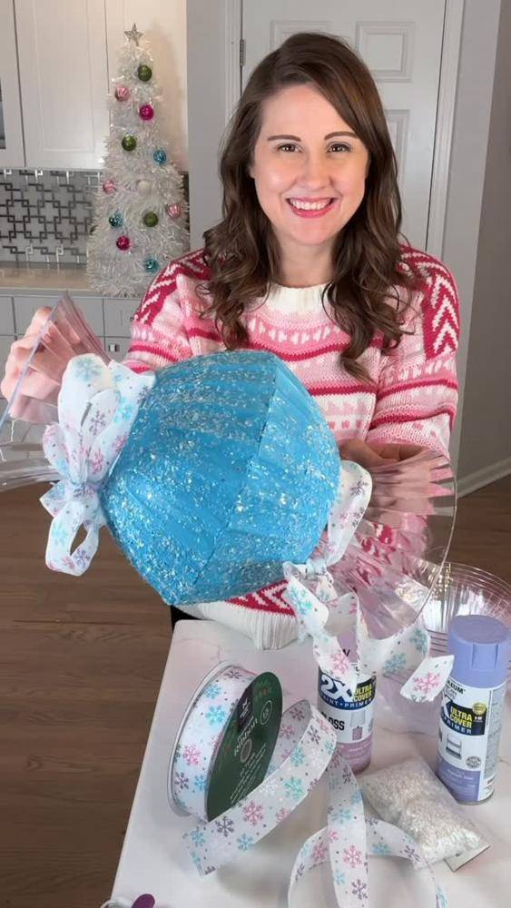 Sparkling Giant Candy Orb Decor Project