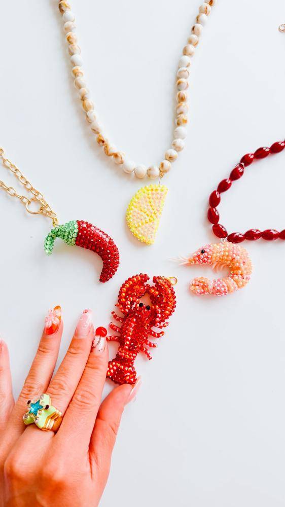 Sparkling Polymer Clay Foodie Jewelry