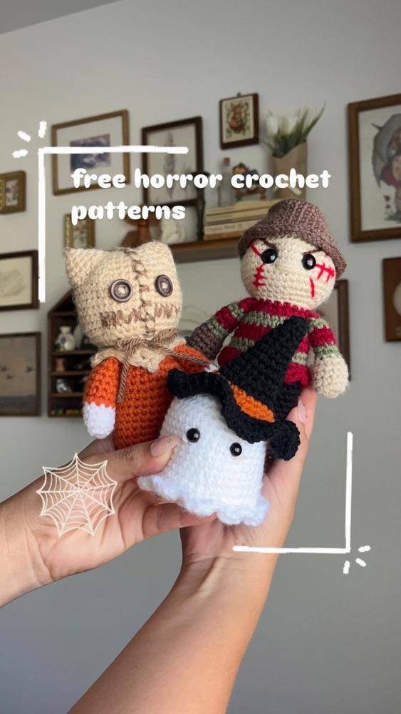Spooky Amigurumi Crochet Characters