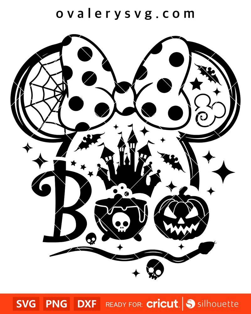Spooky Halloween Mickey Mouse Ears SVG