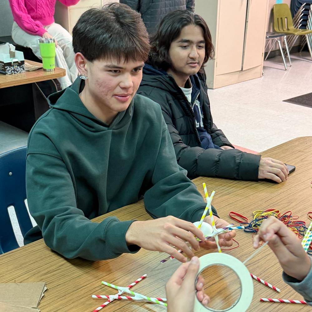 Straw and Rubber Band Structure Challenge