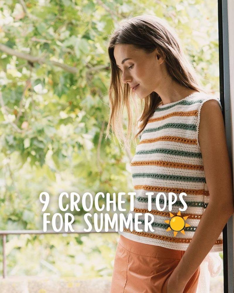 Striped Crochet Tank Top Project