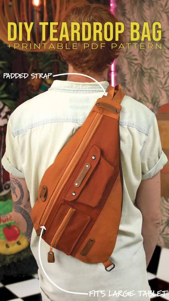 Stylish Teardrop Crossbody Bag Project
