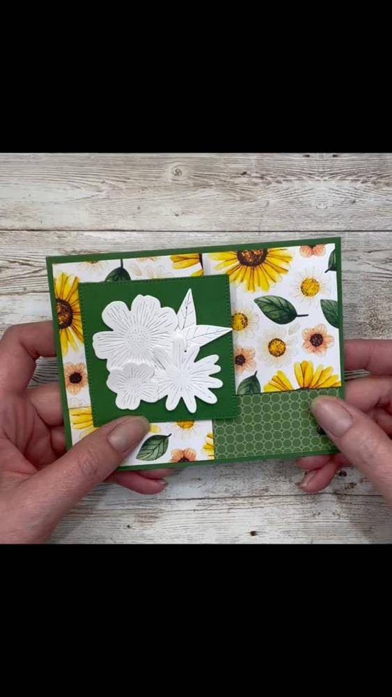 Sunflower Meadow Fold Card Tutorial