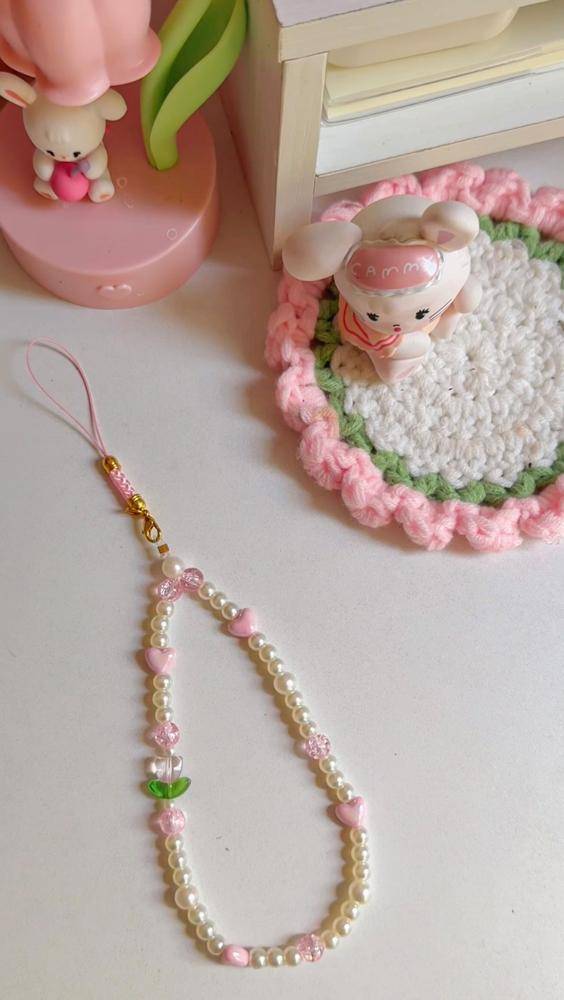 Sweet Heart Beaded Phone Charm Project