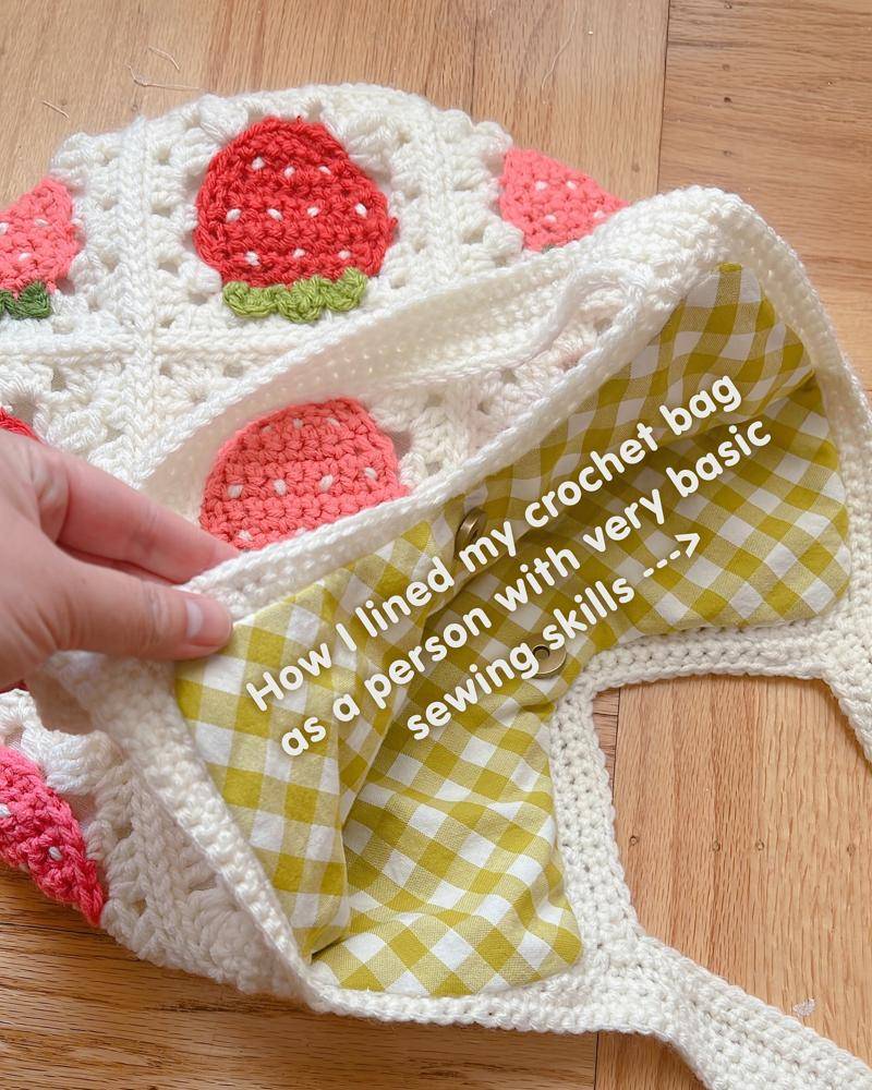 Sweet Strawberry Crochet Bag Project