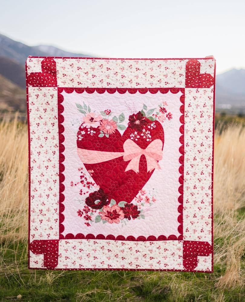 Sweetheart Appliqué Heart Quilt Project